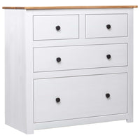 Thumbnail for Sideboard Weiß 80x40x83 cm Kiefernholz Panama