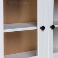 Thumbnail for Highboard Weiß 93x40,5x180 cm Kiefernholz Panama