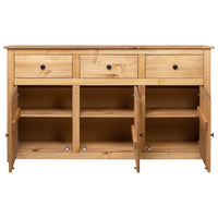 Thumbnail for Sideboard 135 x 40 x 80 cm Massivholz Panama-Kiefer