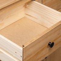 Thumbnail for Sideboard 135 x 40 x 80 cm Massivholz Panama-Kiefer