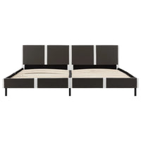 Thumbnail for Bett mit Memory-Schaum-Matratze Kunstleder 180x200cm