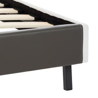 Thumbnail for Bett mit Memory-Schaum-Matratze Kunstleder 180x200cm