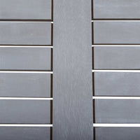 Thumbnail for Gartentisch Grau 80x80x74 cm Massivholz Akazie
