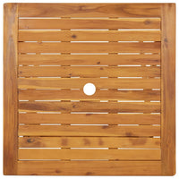 Thumbnail for Gartentisch Klappbar 70x70x75 cm Massivholz Akazie