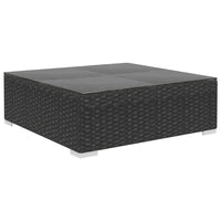 Thumbnail for 6-tlg. Garten-Lounge-Set mit Kissen Poly Rattan Schwarz