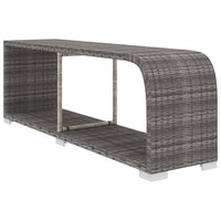 Thumbnail for 8-tlg. Garten-Lounge-Set mit Auflagen Poly Rattan Grau