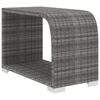 Thumbnail for 8-tlg. Garten-Lounge-Set mit Auflagen Poly Rattan Grau