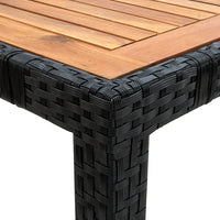 Thumbnail for 9-tlg. Garten-Essgruppe mit Auflagen Poly Rattan Schwarz