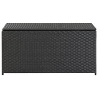 Thumbnail for Gartenbox Poly Rattan 100x50x50 cm Schwarz