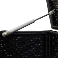 Thumbnail for Gartenbox Poly Rattan 100x50x50 cm Schwarz
