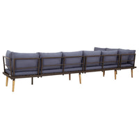 Thumbnail for Garten-Lounge-Set 8-Sitzer mit Kissen Massivholz Akazie
