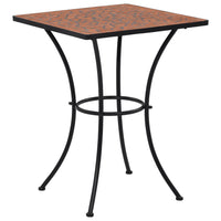 Thumbnail for Mosaik-Bistrotisch Terrakottarot 60 cm Keramik