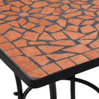 Thumbnail for Mosaik-Bistrotisch Terrakottarot 60 cm Keramik
