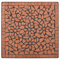 Thumbnail for Mosaik-Bistrotisch Terrakottarot 60 cm Keramik