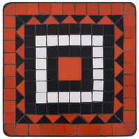 Thumbnail for Beistelltisch Mosaik Keramik Terracotta und Weiß
