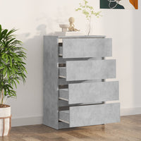 Thumbnail for Sideboard Betongrau 60x35x98,5 cm Holzwerkstoff