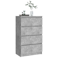 Thumbnail for Sideboard Betongrau 60x35x98,5 cm Holzwerkstoff