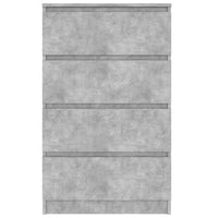 Thumbnail for Sideboard Betongrau 60x35x98,5 cm Holzwerkstoff