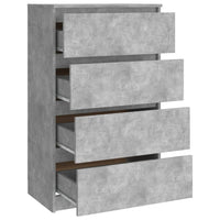 Thumbnail for Sideboard Betongrau 60x35x98,5 cm Holzwerkstoff