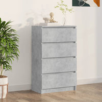 Thumbnail for Sideboard Betongrau 60x35x98,5 cm Holzwerkstoff