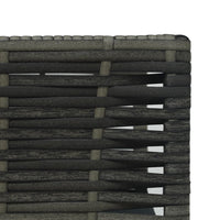 Thumbnail for 3-tlg. Bistro-Set mit Auflagen Poly Rattan Grau