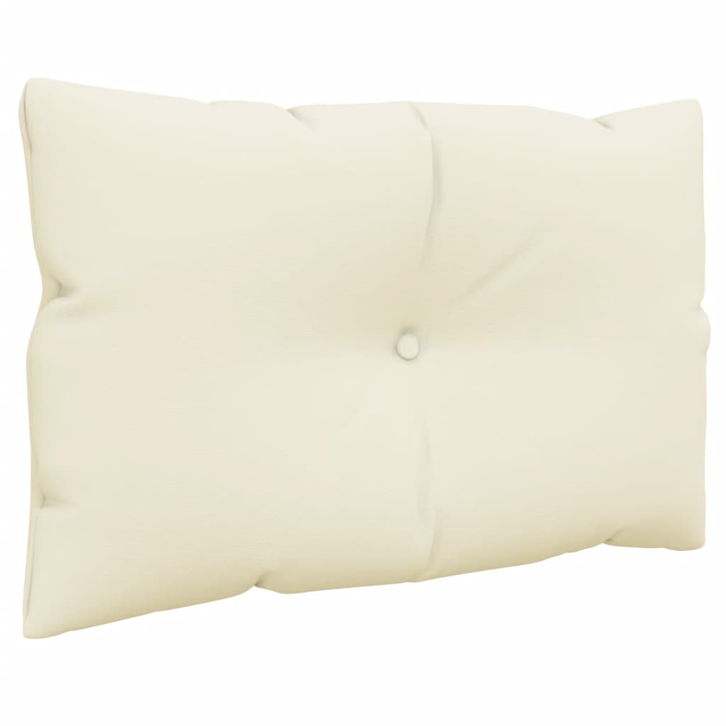 Palettenkissen 3-tlg. Creme Stoff