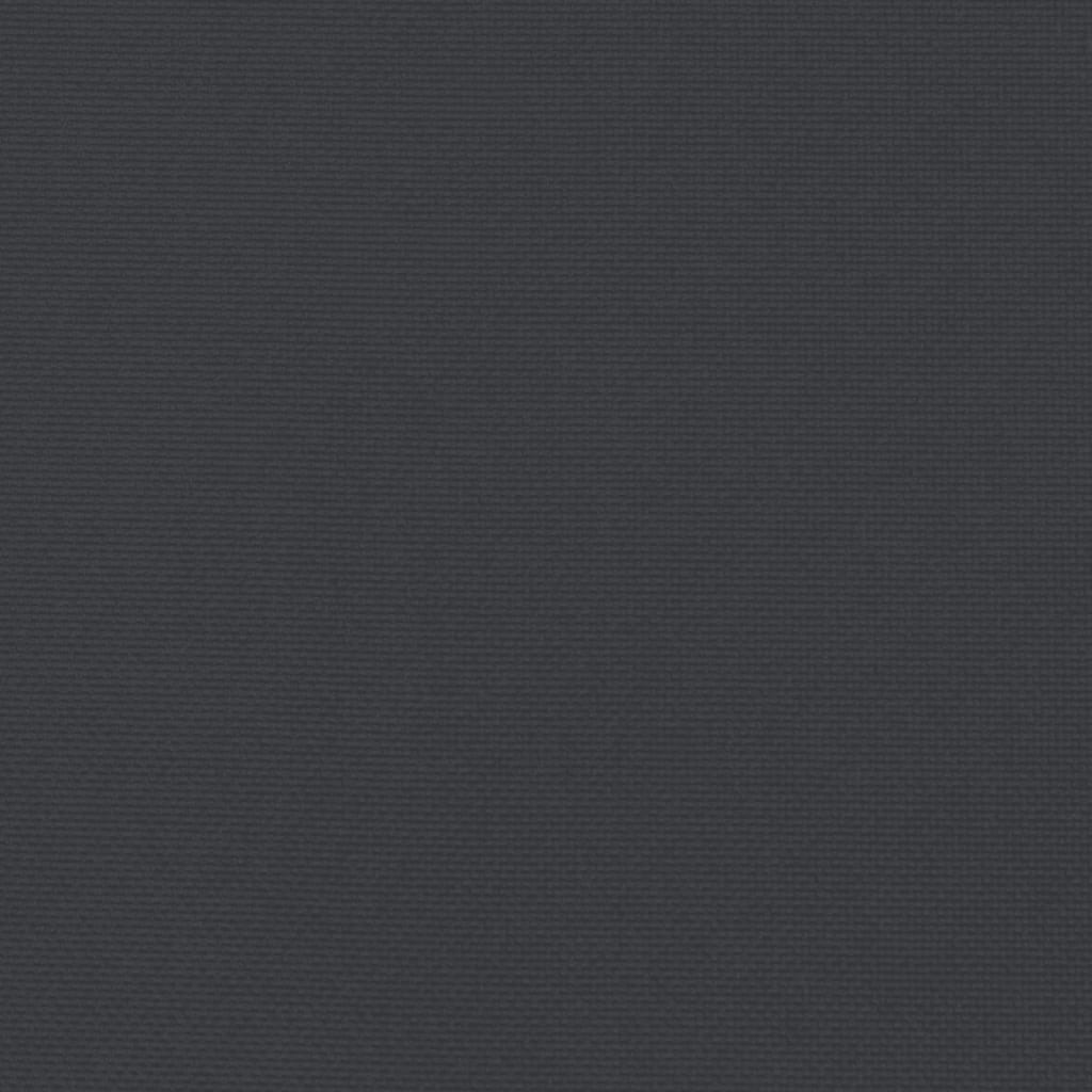 Palettenkissen Schwarz 120x80x12 cm Stoff