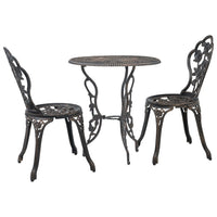 Thumbnail for 3-tlg. Bistro-Set Aluminiumguss
