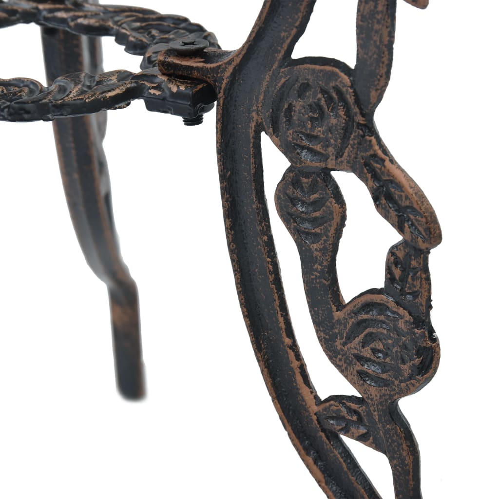 3-tlg. Bistro-Set Aluminiumguss