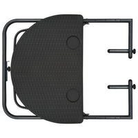 Thumbnail for Balkon-Hängetisch Braun 60x64x83,5 cm Kunststoff Rattan-Optik