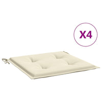 Thumbnail for Gartenstuhl-Kissen 4 Stk. Creme 40x40x3 cm Oxford-Gewebe
