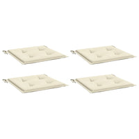 Thumbnail for Gartenstuhl-Kissen 4 Stk. Creme 40x40x3 cm Oxford-Gewebe