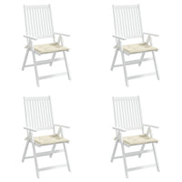 Thumbnail for Gartenstuhl-Kissen 4 Stk. Creme 40x40x3 cm Oxford-Gewebe