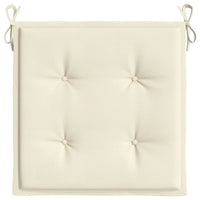 Thumbnail for Gartenstuhl-Kissen 4 Stk. Creme 40x40x3 cm Oxford-Gewebe