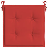 Thumbnail for vidaXL Gartenstuhl-Kissen 4 Stk. Rot 40x40x3 cm Oxford-Gewebe