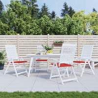 Thumbnail for vidaXL Gartenstuhl-Kissen 4 Stk. Rot 40x40x3 cm Oxford-Gewebe