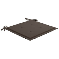Thumbnail for Gartenstuhl-Kissen 4 Stk. Taupe 40x40x3 cm Oxford-Gewebe