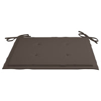 Thumbnail for Gartenstuhl-Kissen 4 Stk. Taupe 40x40x3 cm Oxford-Gewebe