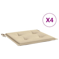 Thumbnail for Gartenstuhl-Kissen 4 Stk. Beige 40x40x3 cm Oxford-Gewebe