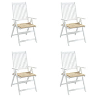 Thumbnail for Gartenstuhl-Kissen 4 Stk. Beige 40x40x3 cm Oxford-Gewebe