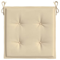 Thumbnail for Gartenstuhl-Kissen 4 Stk. Beige 40x40x3 cm Oxford-Gewebe