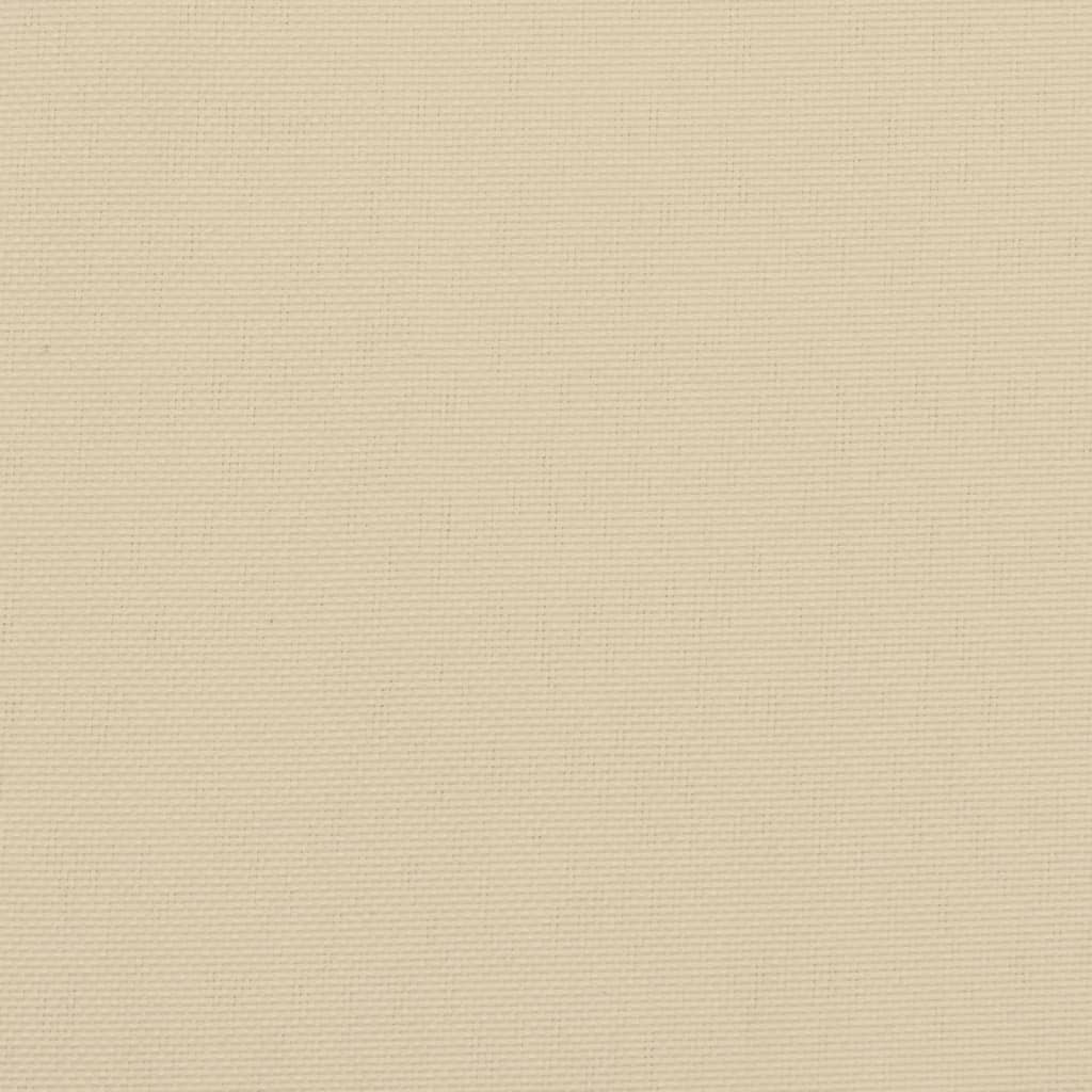 Gartenstuhl-Kissen 4 Stk. Beige 40x40x3 cm Oxford-Gewebe
