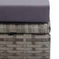 Thumbnail for 13-tlg. Garten-Essgruppe Poly Rattan und Akazienholz Anthrazit