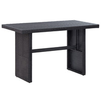 Thumbnail for 3-tlg. Garten-Lounge-Set mit Auflagen Poly Rattan Schwarz