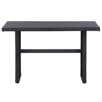 Thumbnail for 3-tlg. Garten-Lounge-Set mit Auflagen Poly Rattan Schwarz