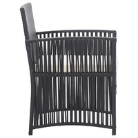 Thumbnail for 4-tlg. Garten-Lounge-Set mit Auflage Poly Rattan Schwarz