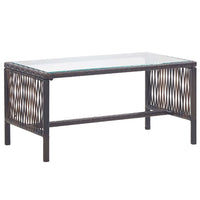 Thumbnail for 4-tlg. Garten-Lounge-Set mit Auflage Poly Rattan Braun