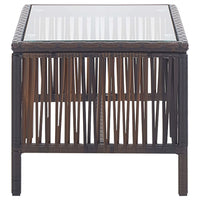 Thumbnail for 4-tlg. Garten-Lounge-Set mit Auflage Poly Rattan Braun