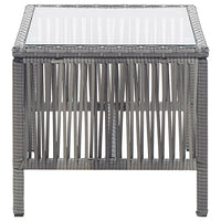 Thumbnail for 4-tlg. Garten-Lounge-Set mit Auflage Poly Rattan Anthrazit