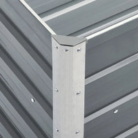 Thumbnail for Hochbeet Verzinkter Stahl 240x40x77 cm Grau